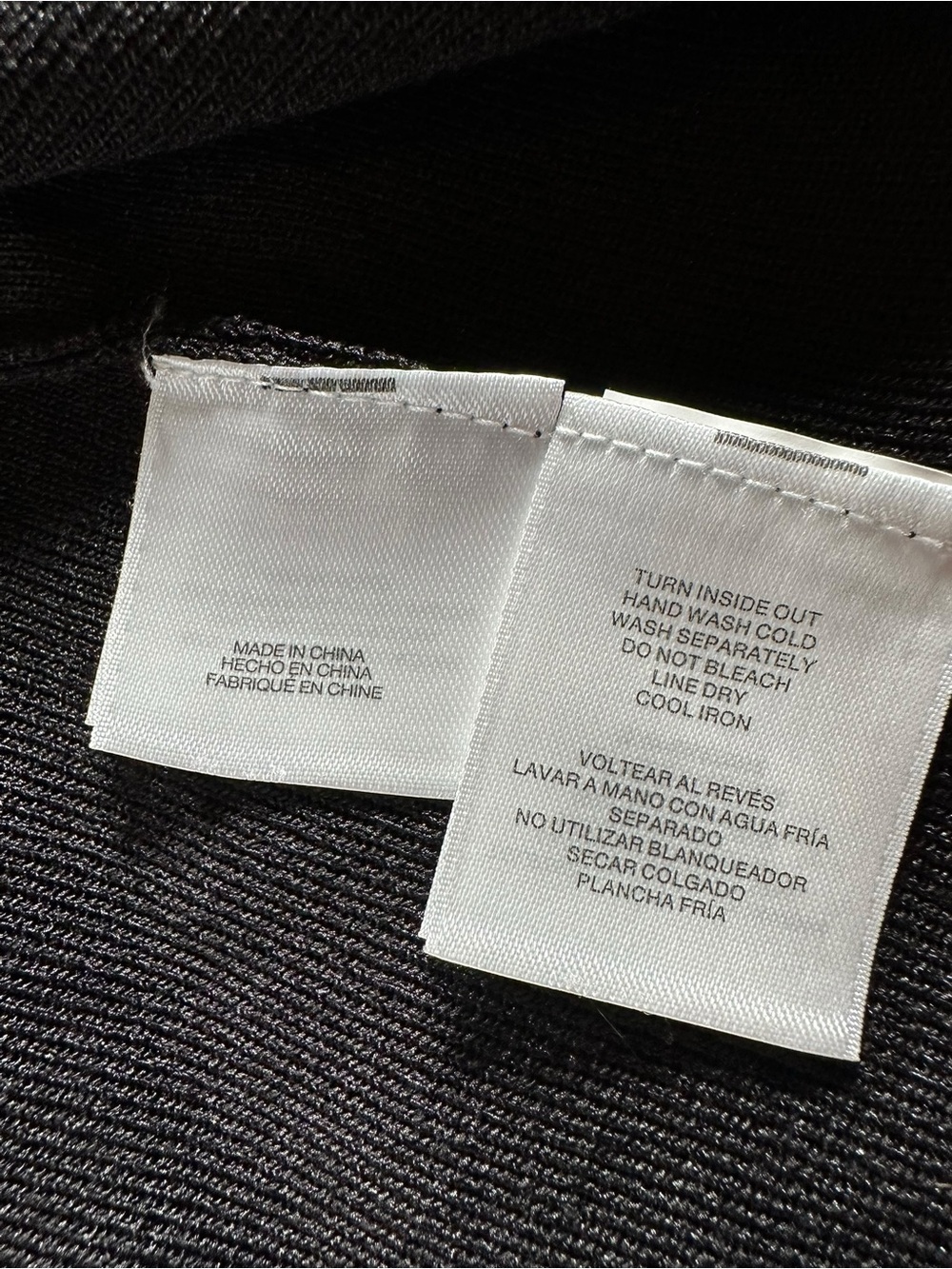 Anne Klein Black Cardigan with White Trim 1X - Picture 11 of 13